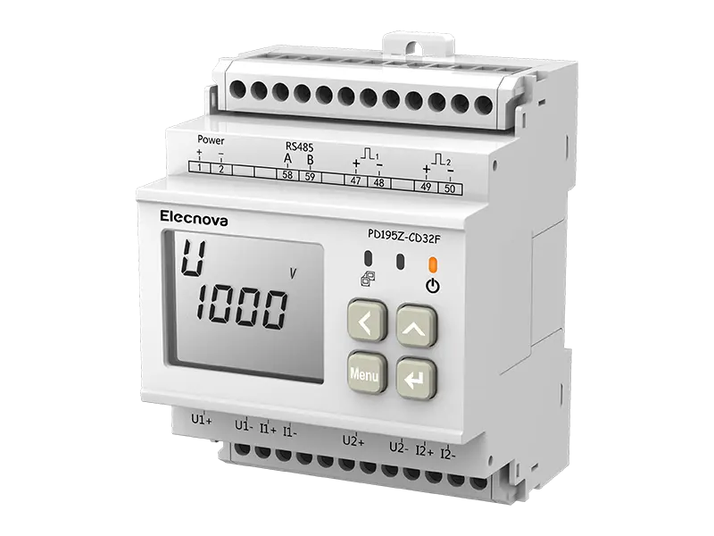 PD195Z-CD32F Счетчик энергии постоянного тока на DIN-рейке для зарядного устройства EV